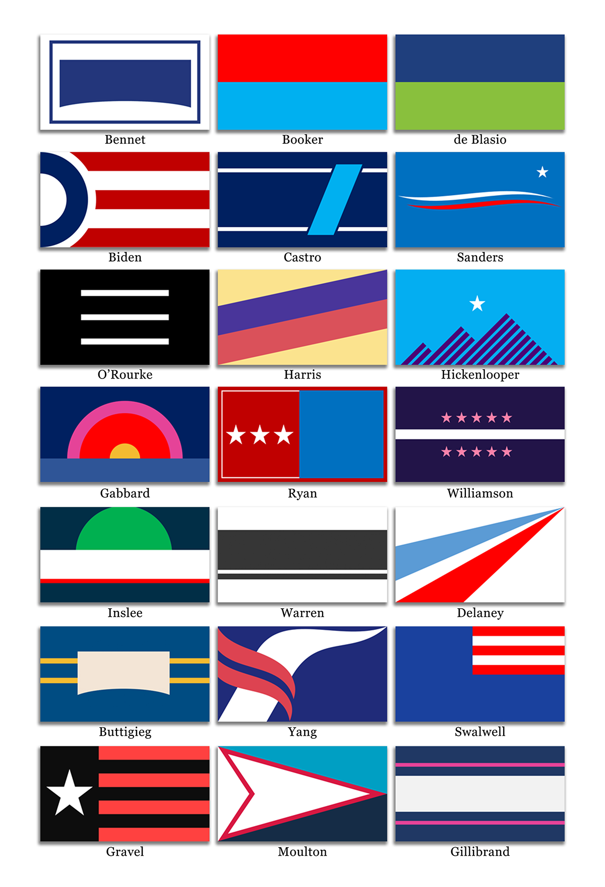 campaigns flag flags identity logos political Political Art president redesigns