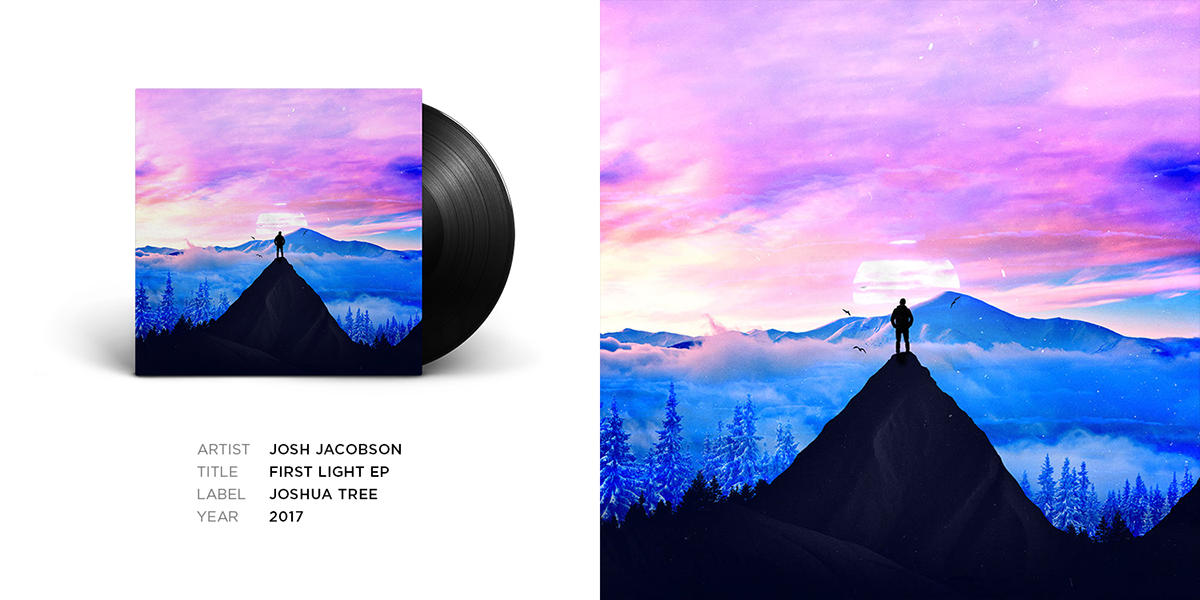Album cover record sleeve Single ep rock music branding  Adobe Portfolio Elm