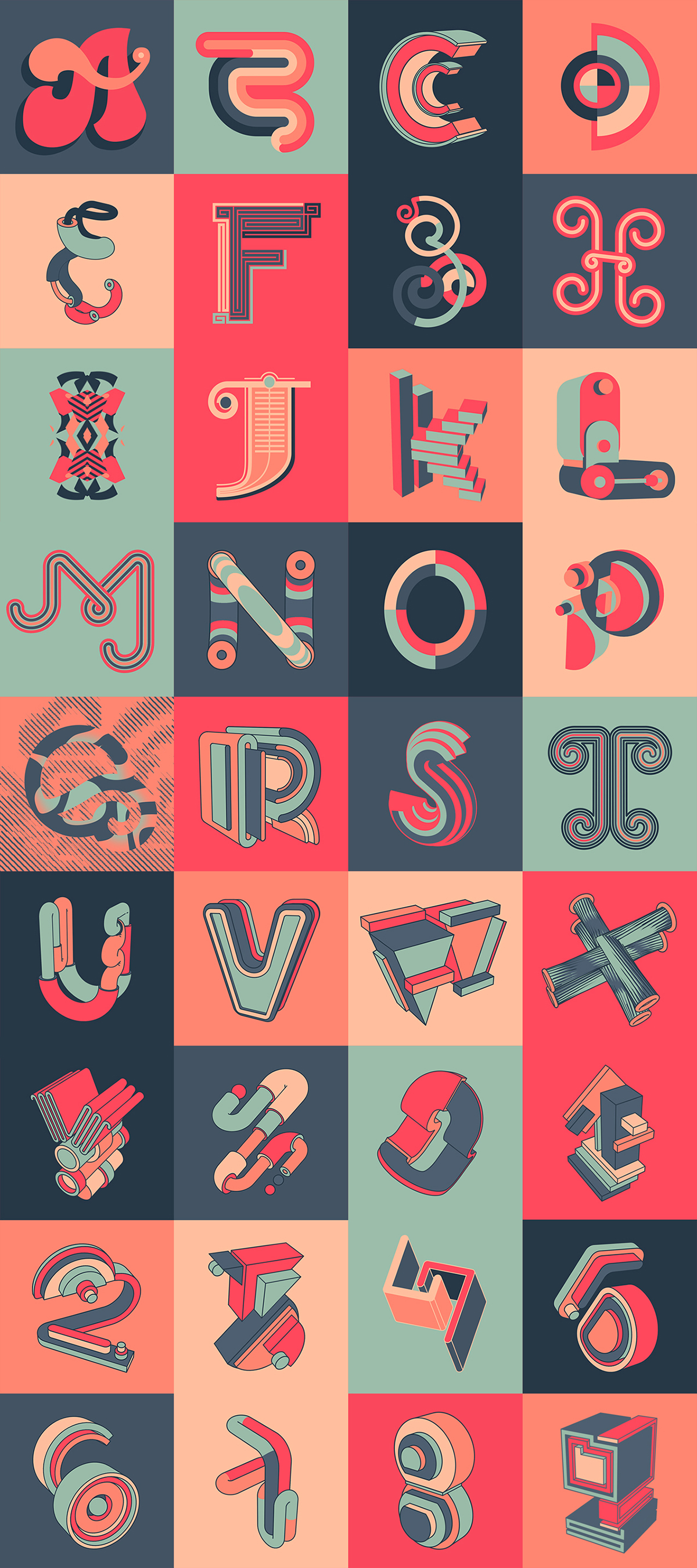 36daysoftype animation  letters alphabet Creativity type motion graphics  typography   venezuela design