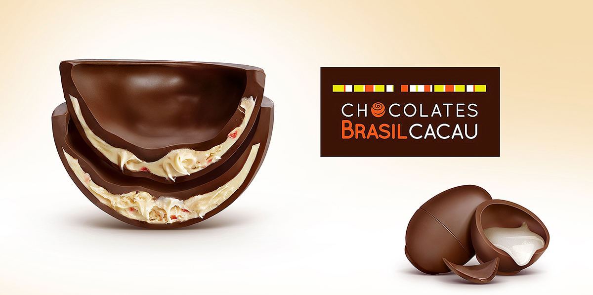 digital retoucher pos production embalagens chocolate páscoa ovo retoque Ilustração