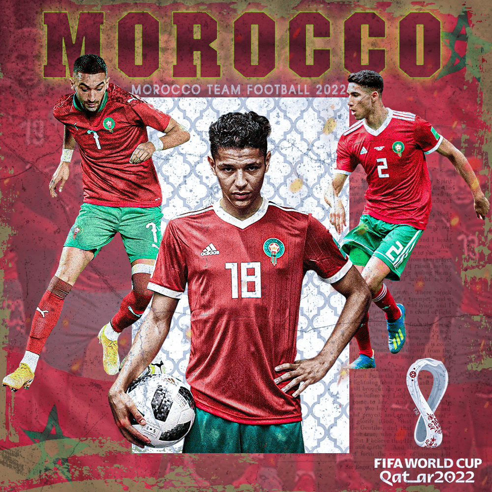 FIFA football futebol morocco team Qatar 2022 qatar2022 sports Sports Design Team Football world cup