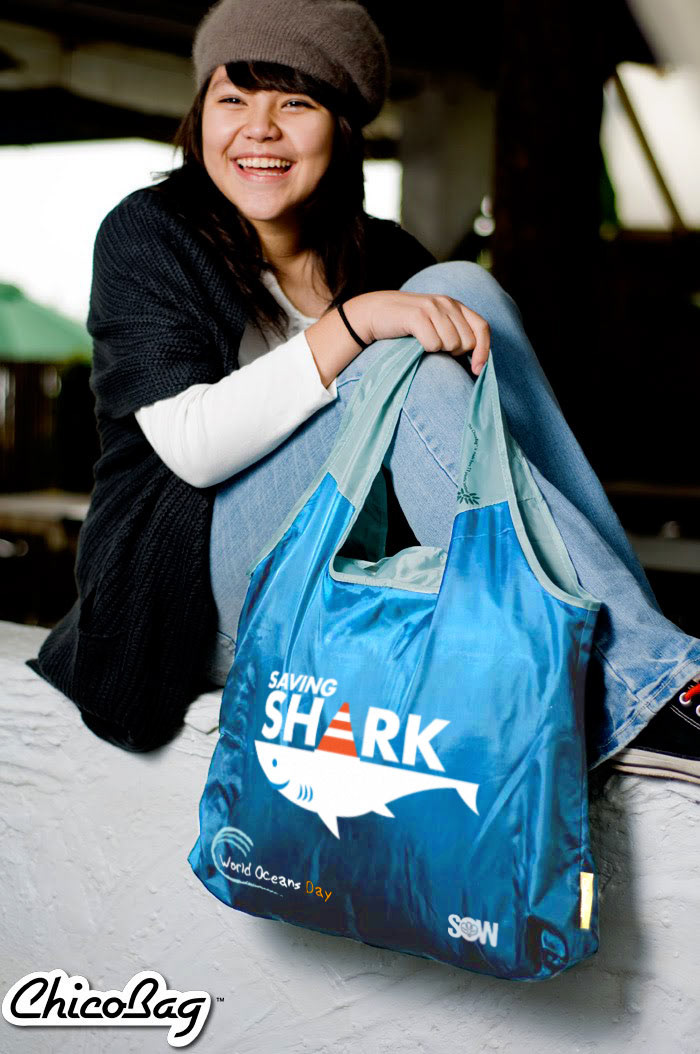 shark  ocean bag recycle Shark Fin