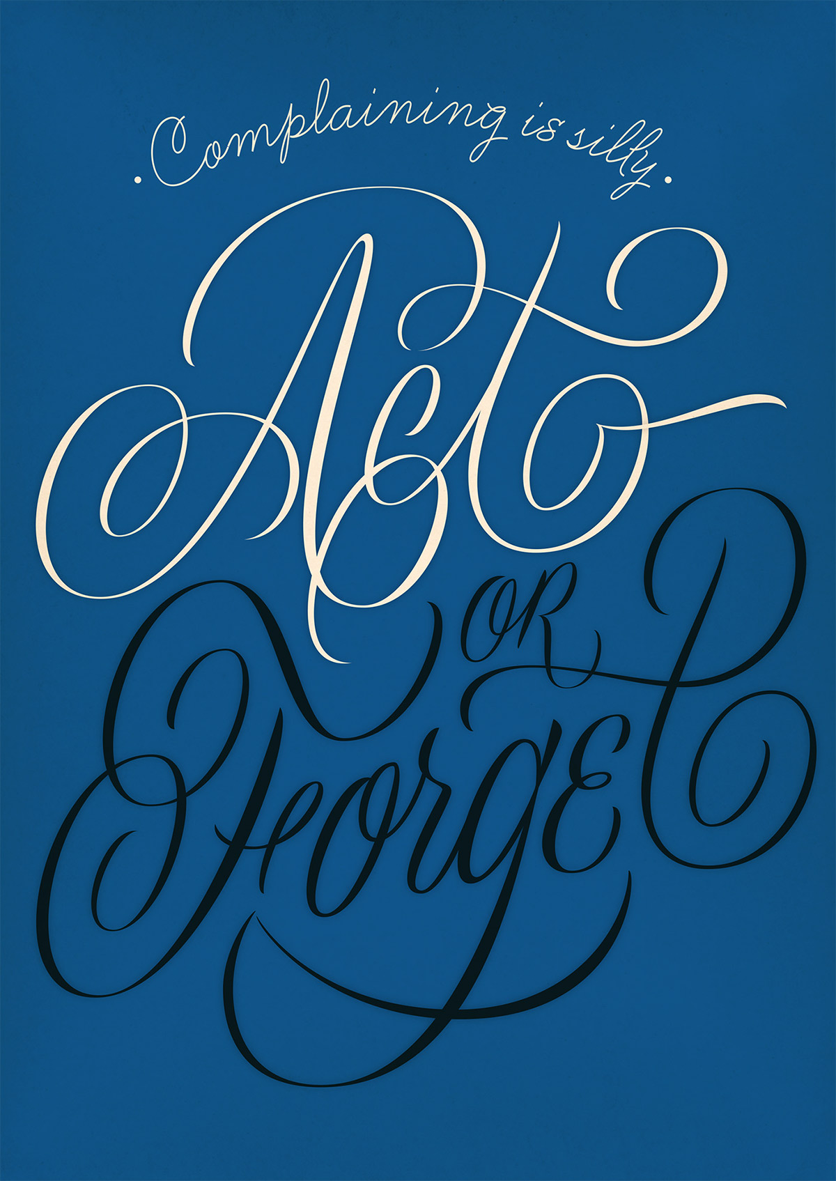 lettering type quote design quotes sagmeister beuys Lessing chimero rand