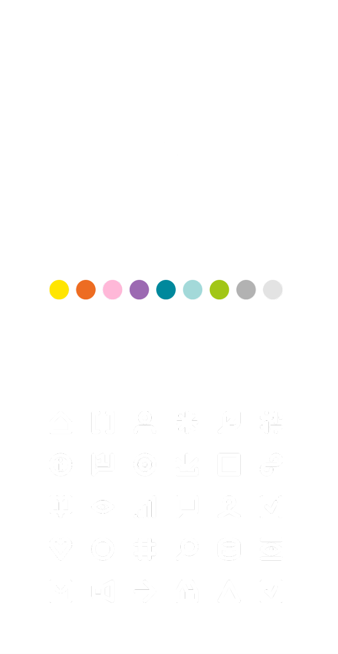 Icon Web design grid modular Webdesign Responsive colorful Colourful  grid system brand