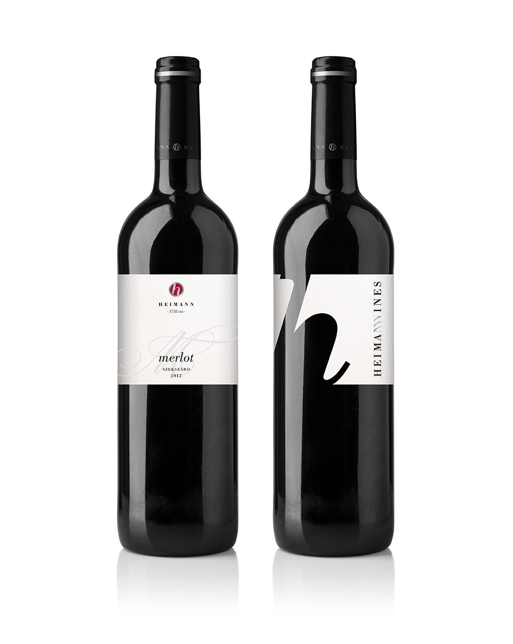 Heimann Heimann Wines szekszárd hungary bottle design wine winery label design basic wines selected wines Simon Says José Simon Merlot syrah Bull’s Blood