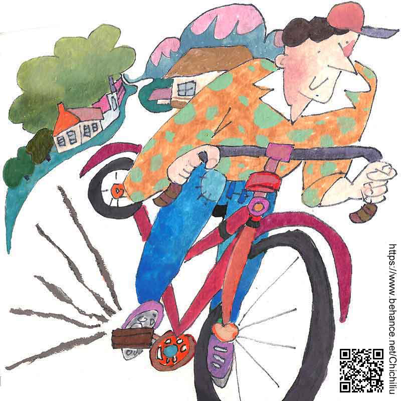Bicycle Bike Chichi 劉小琦 ILLUSTRATION 