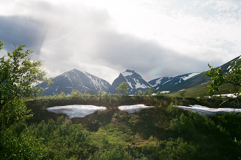 Sweden Swedish Lapland kungsleden kebnekaise tundra mountain glacier Hike kiruna 35mm olympus Abisko