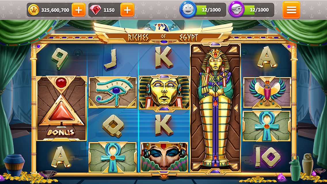 Riches Of Egypt Mirrorball Slots On Behance