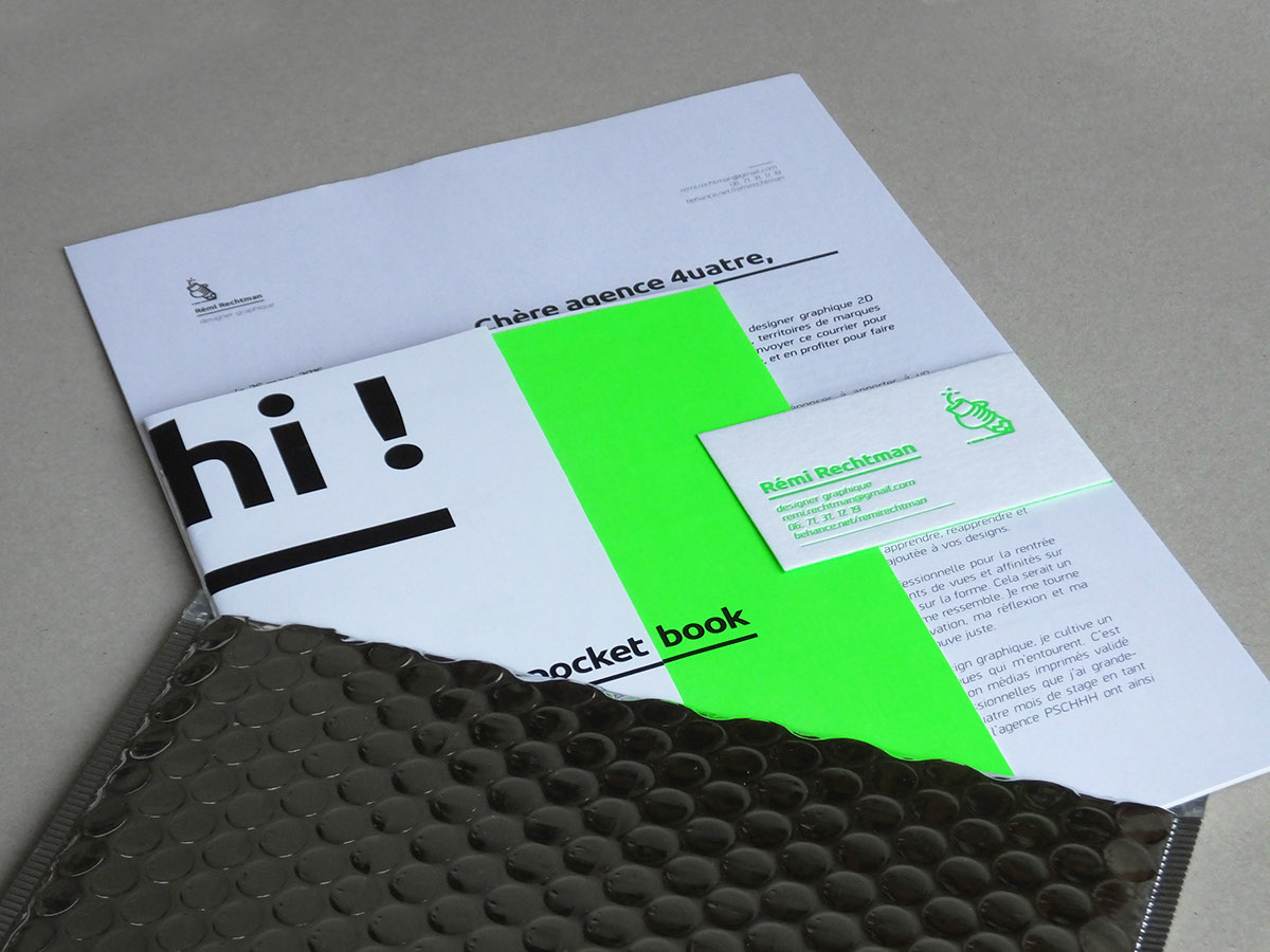 self self identity logo Promotion green fluo fluorescent icons binding japanese student letterpress