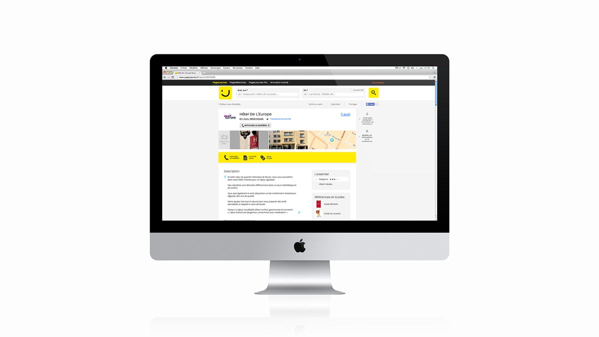 Publicity Campaign pub Pages jaunes Website rework Transition professionnal communication marketing   social network Promotion