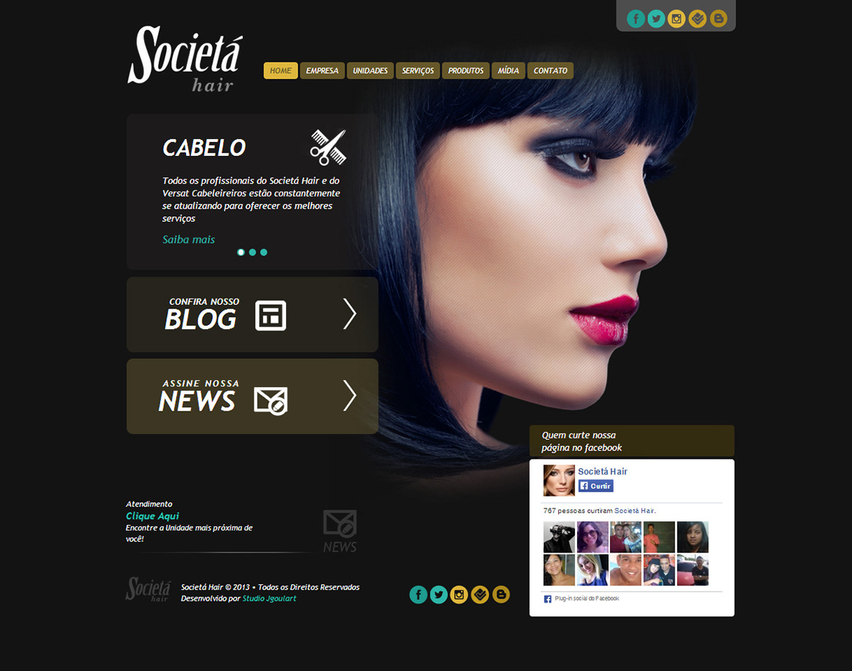 Website Web site Internet societá hair