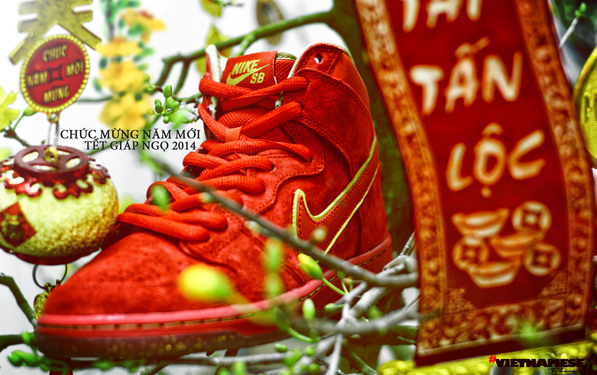 sneakers sneakerheads NikeSB DUNK vietnamesepower Nike red newyear hpny Yoth