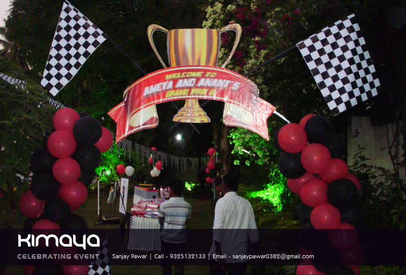 Formula 1 Event decor theme party birthday party