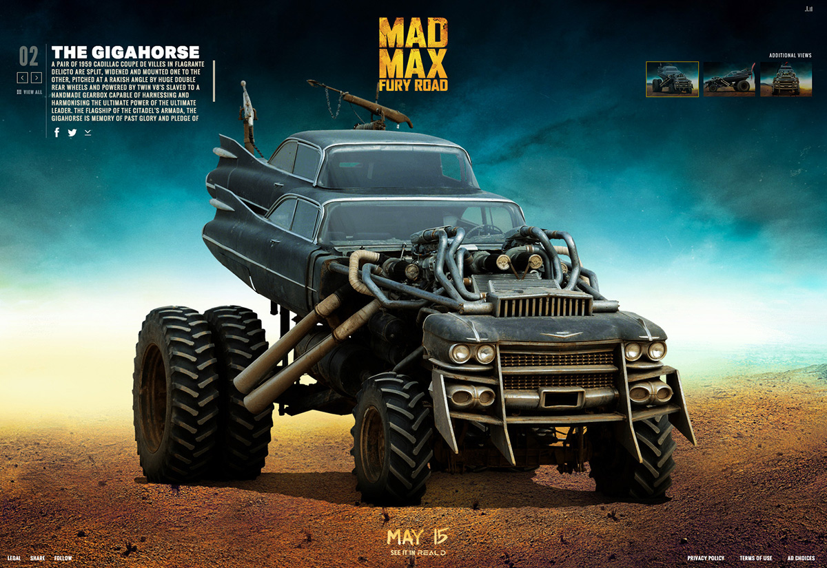 Mad Max Fury Fury Road movie site warner brothers