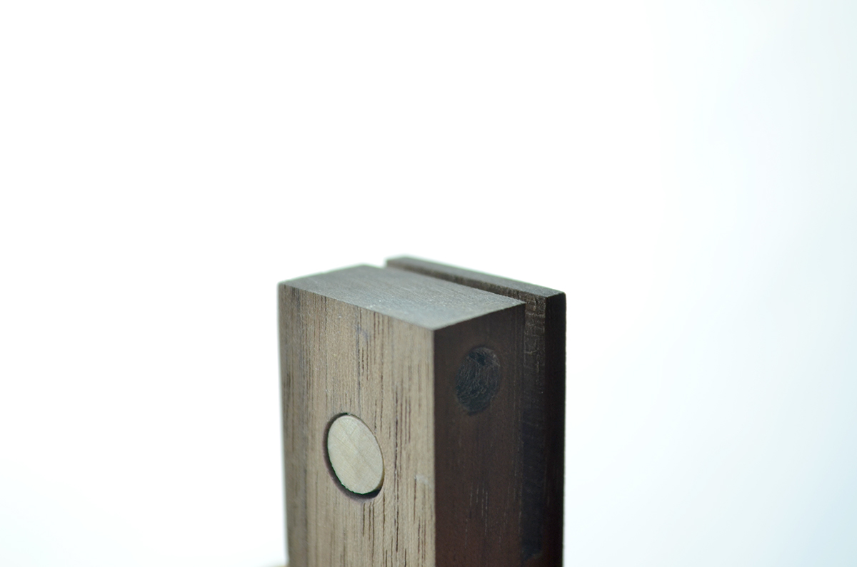 poster hangers hanger wood walnut birch magnets cork prototype