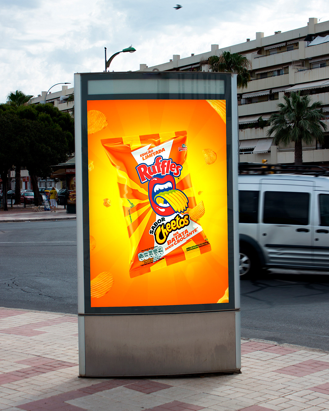 photoshop Adobe Photoshop Graphic Designer Advertising  ruffles Cheetos