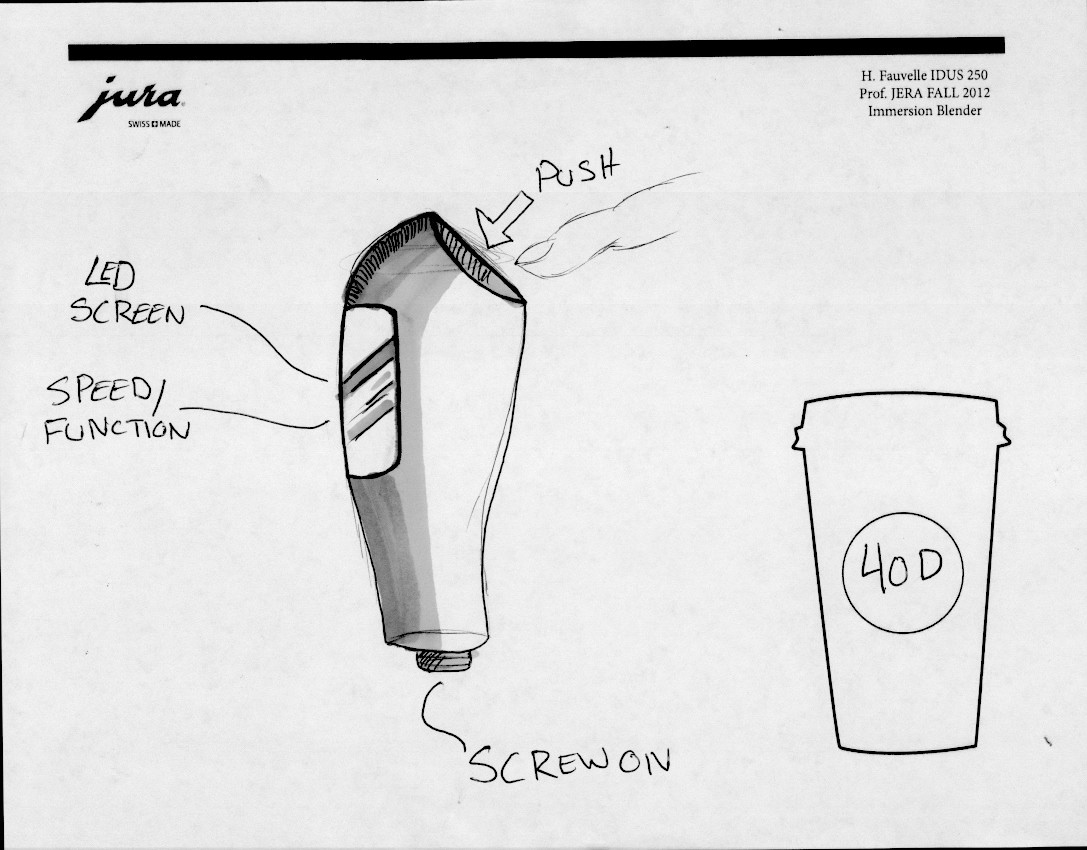 JURA Coffee Machines Blenders Immersion Blenders attachments product design 