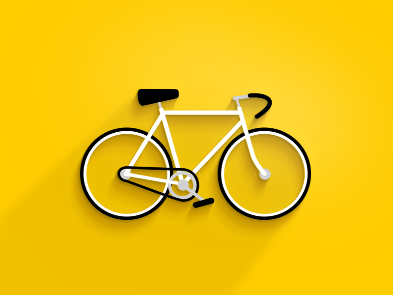 flat design illustrations icons portfolio Web Bike onigiri adobe dota 2 puck
