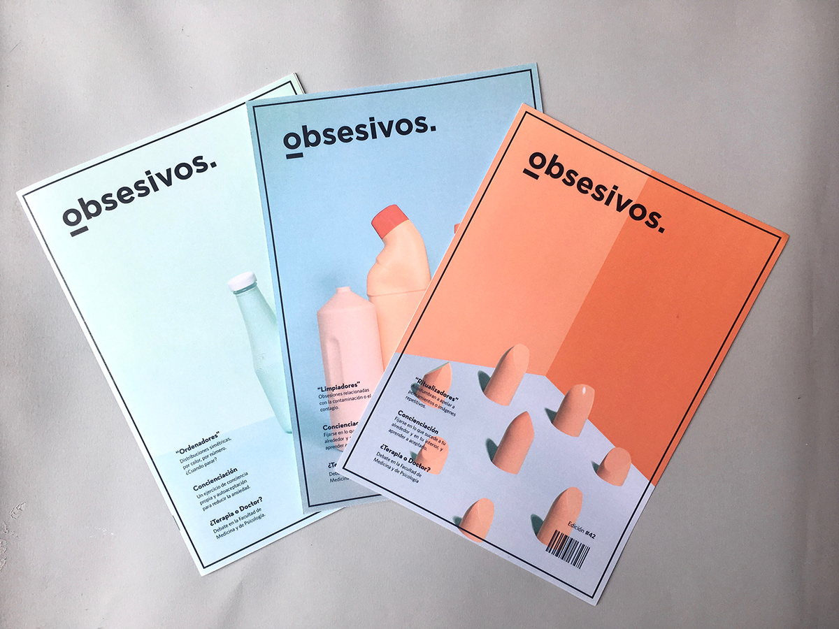 magazine Layout OCD design typography   obsession cosgaya editorial