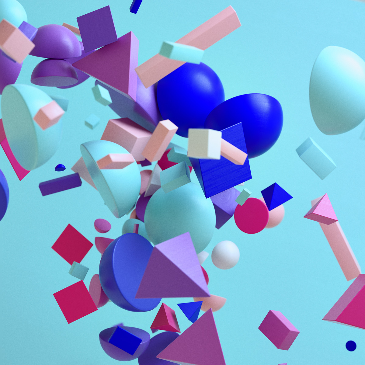 cinema 4d 3D abstract everyday Render concept tech particles