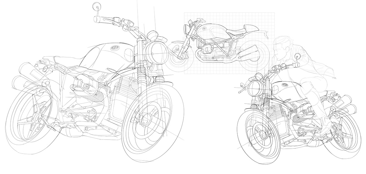 automobile design concept exploration exterior sculpting Grand Tourer ideation models sketching