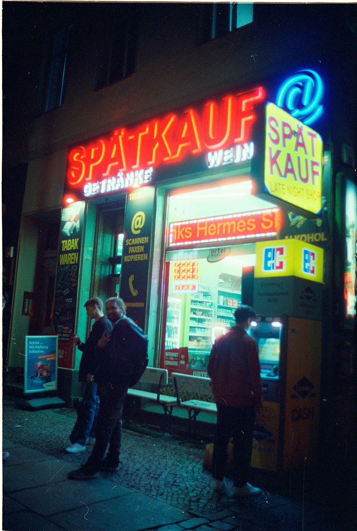 analog photography berlin cinematography Cinestill 800T Film   film photography Leica night photography portrait Urban