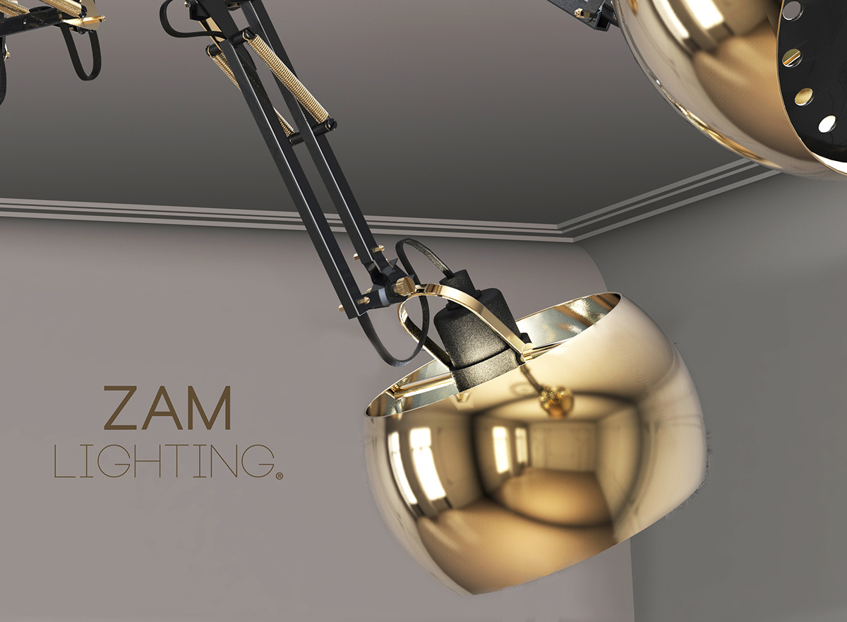 ZAM Lighting André Teoman André Teoman suspension lamp industrial lamp industrial hand made