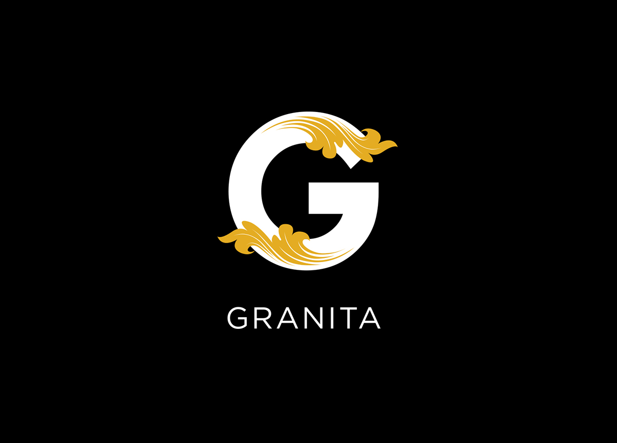 restaurant granita italian restaurant logo Corporate Identity sicily