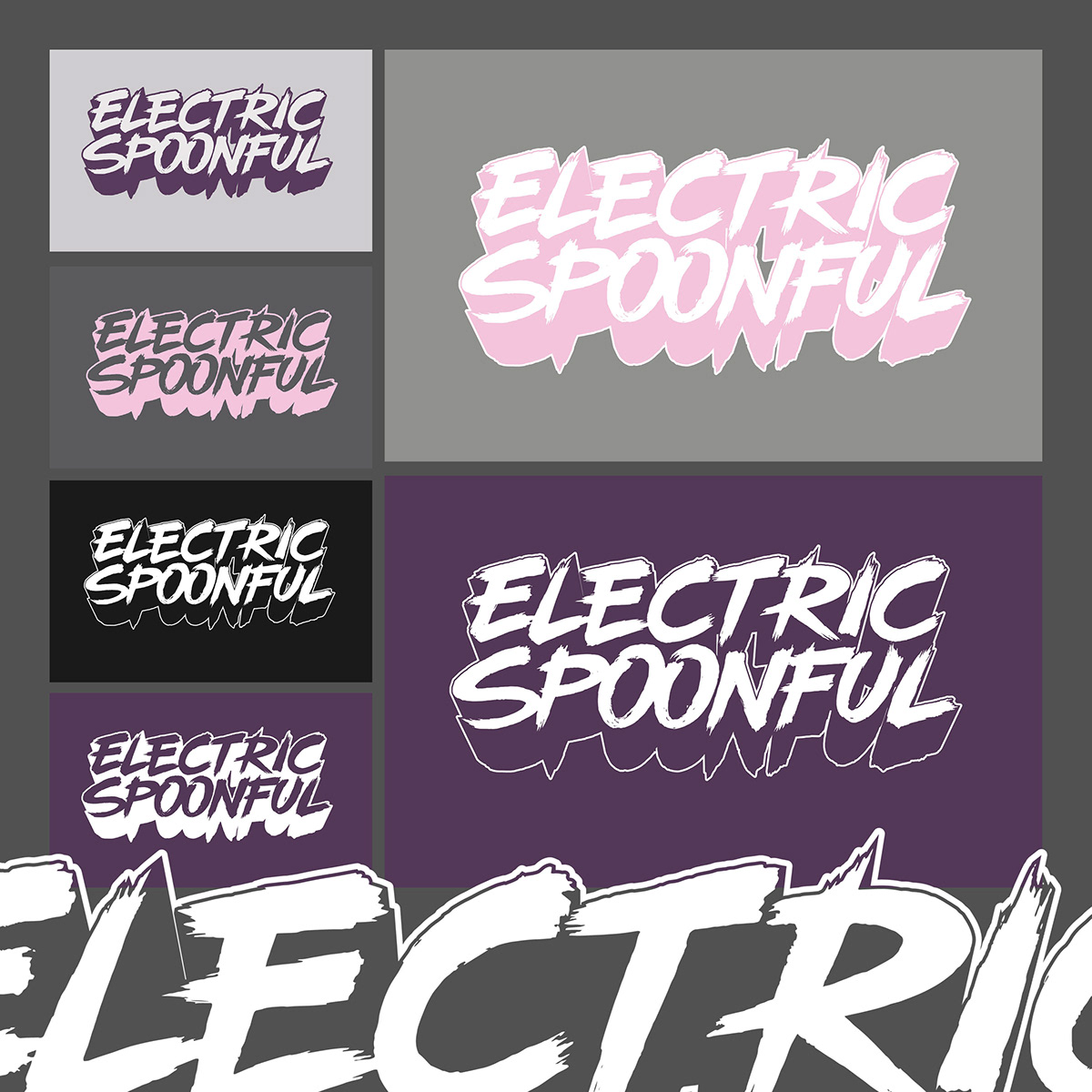 graphic design  branding  logo logodesign rockband punk paintbrush handdrawntype Adobe Portfolio