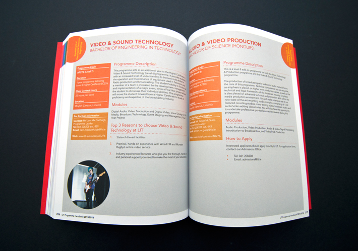 lit Limerick  ireland brochure  prospectus  annual report  print design  Institute of Technology  Catalysto