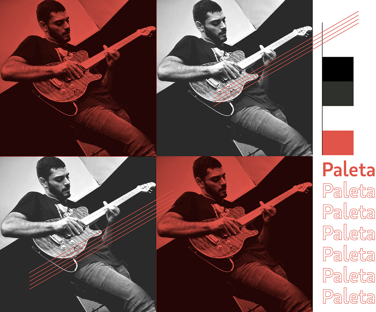 branding  marca logo identity argentina design visual identity brand Guitarra