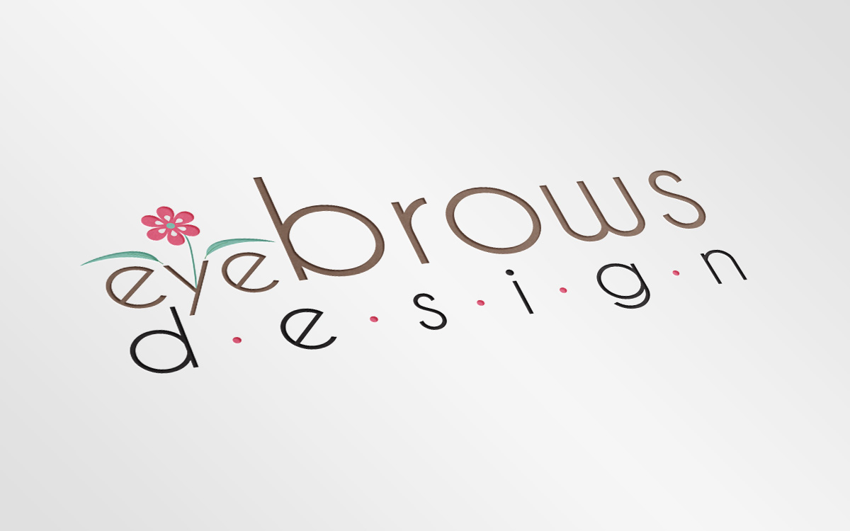 branding  eye eyebrow studio design logo business card
