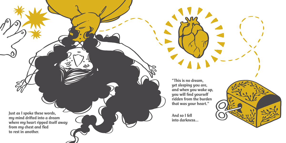 comic Graphic Novel runaway heart self-publishing cleonique