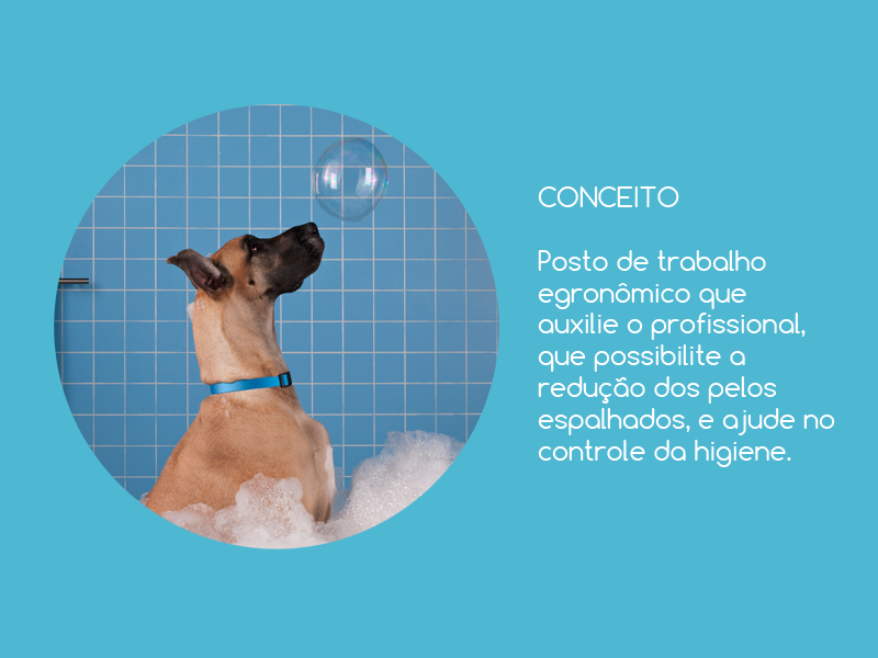 Pet petshop vet workstation Work  bath kit produtc ergonomic cachorro Posto de trabalho design de produto dog