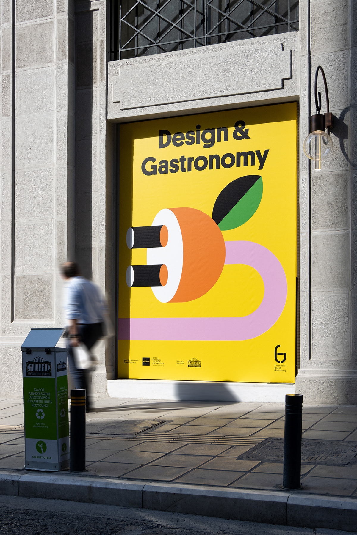 festival design week typography   visual identity identity typographic Poster Design banner gastronomy UNESCO