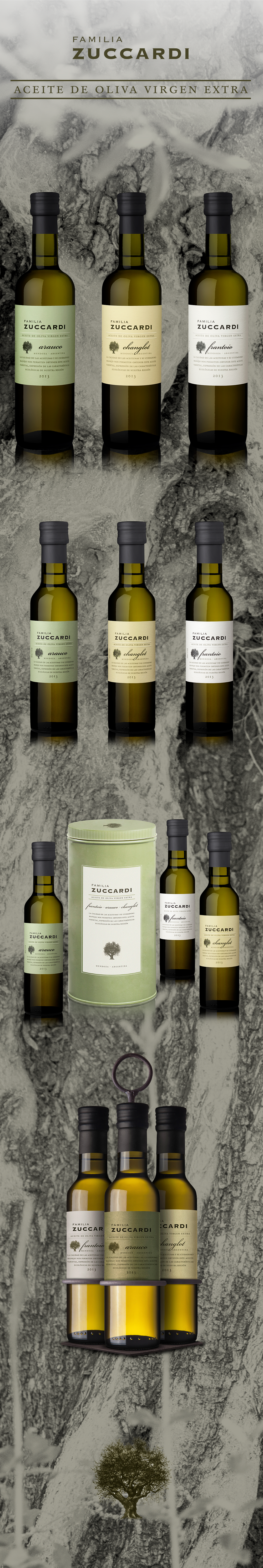 estudio iuvaro etiqueta Label aceite oil olive oliva zuccardi