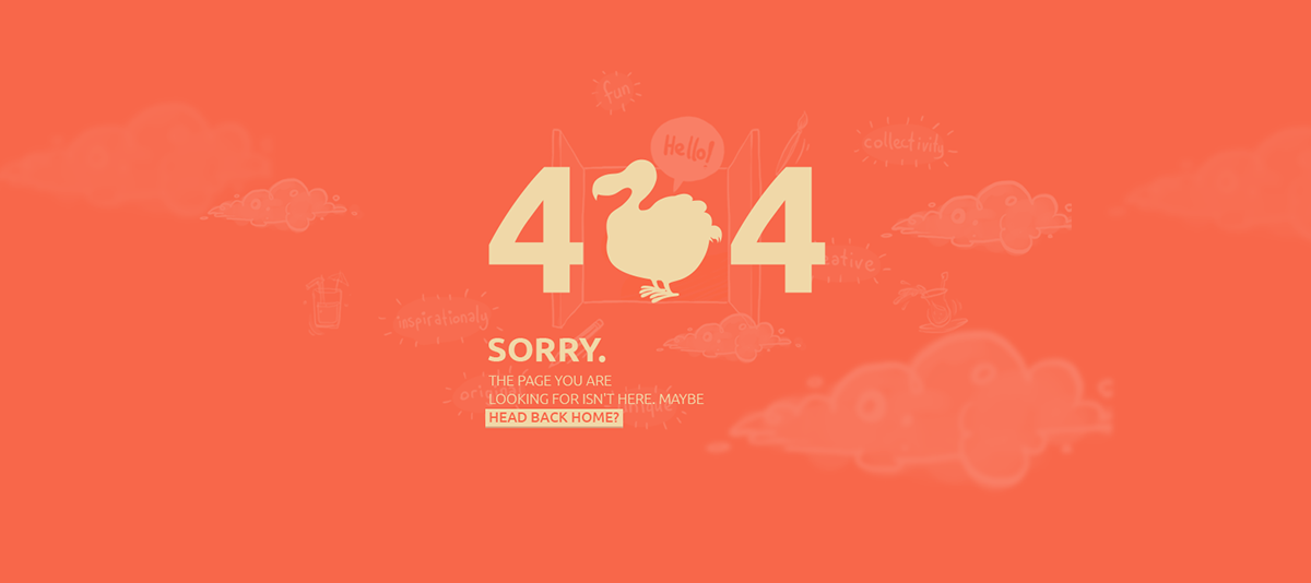 404 not found 404 page design