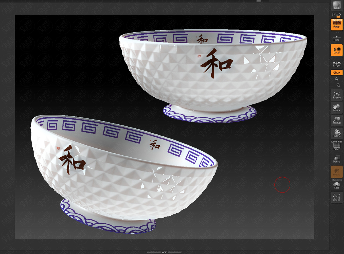 CGI Food  ramen 3D japanese noodles Render