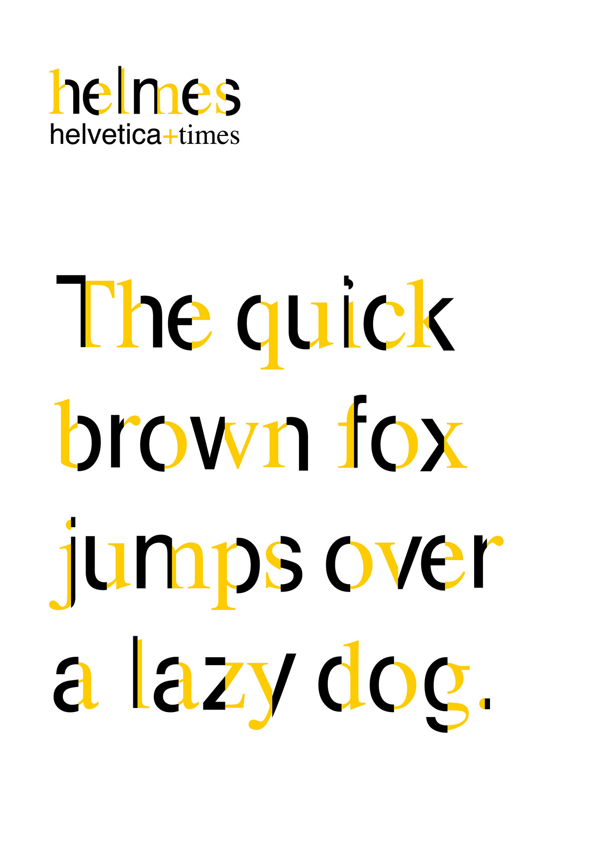 thypography HELMES times helvetica