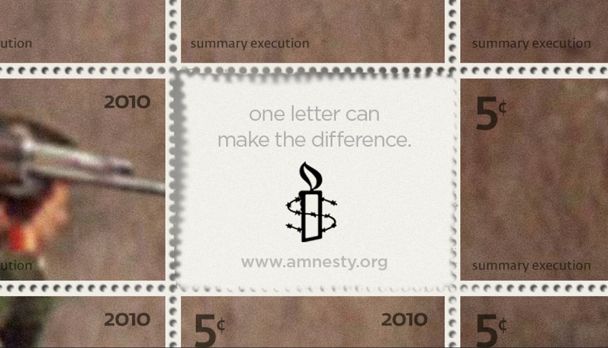 amensty international NGO stamps ali mokdad