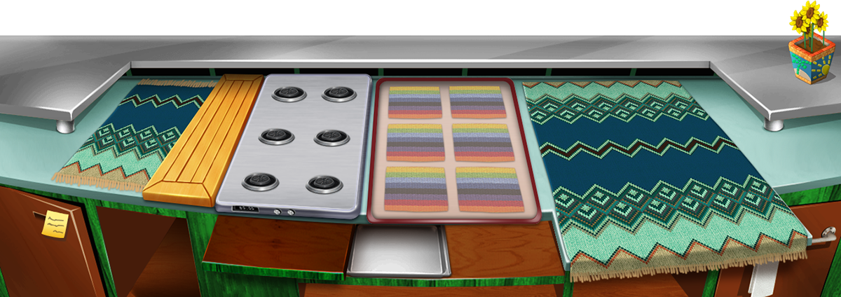 cooking game table chef background