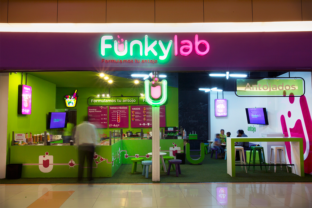 funky funkylab youg Interior store coolstore snack snackbar vulcastudio vulca design professional Hospitality colorfull
