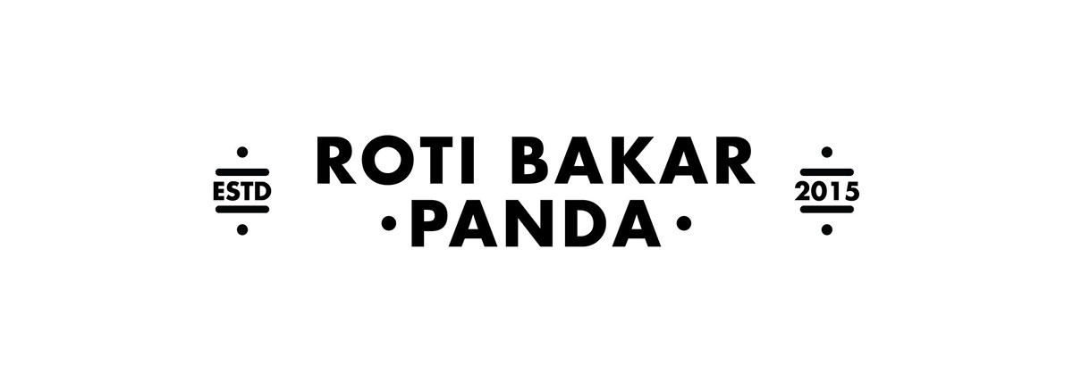 bread toast Panda  black White brandidentity brandingdesign Logotype logodesign cleandesign