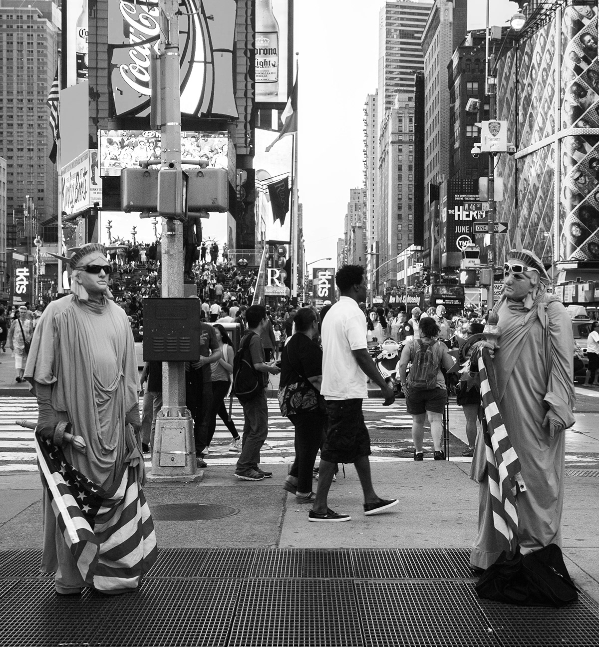 New York city people weird strangers black White times square skateboard Travelling tourist characters funny moma buildings