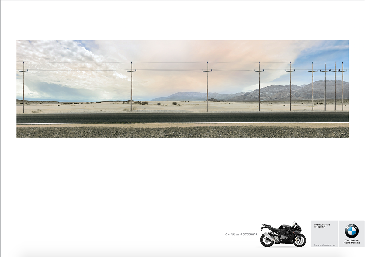 BMW motorrad print ad advert