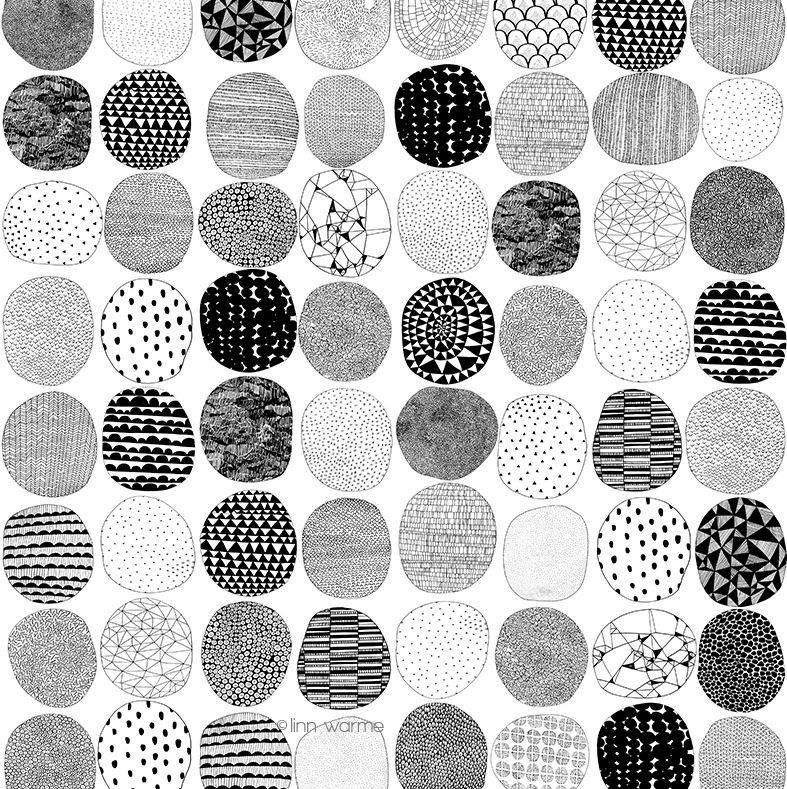 Adobe Portfolio pattern Surfaces dots Linn Warme