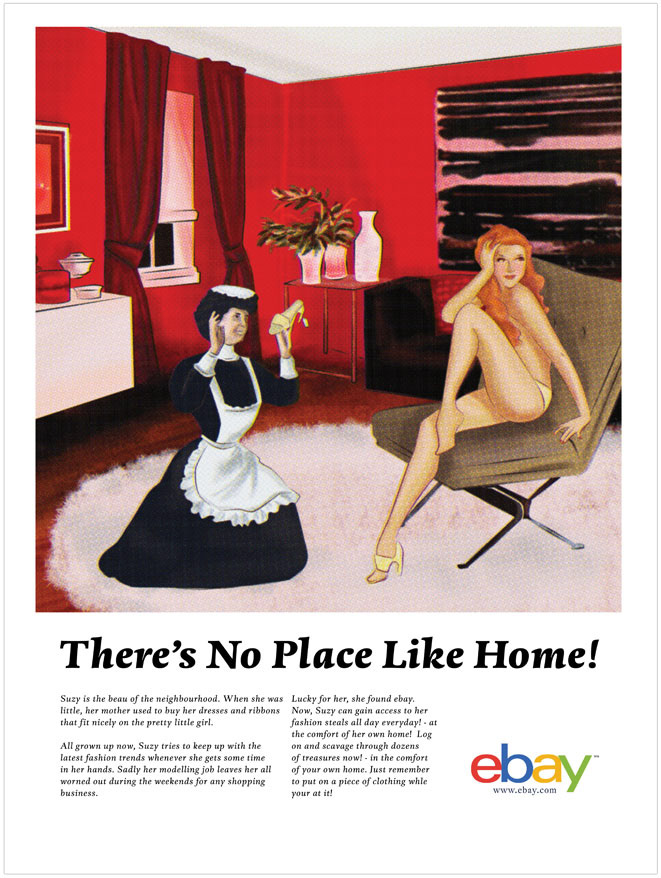 eBay home ads Retro vintage old