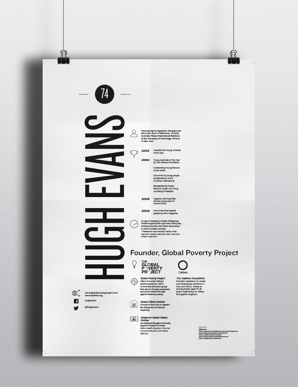 chase adam hugh evans posters infographic infografia grid FastCompany Black&white