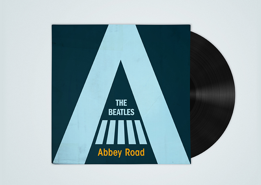 the beatles album cover cover abbey road vinyl tribute