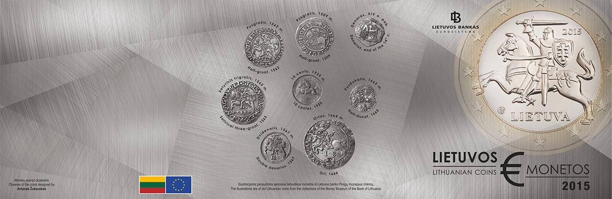 Eurai vytis moneta coins euro name logo  Packaging packaging design product typography  